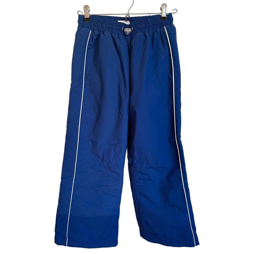 Hanna Andersson Sz: 10 (140) Skii Snowboard Snow Pants Navy Blue Drawstring